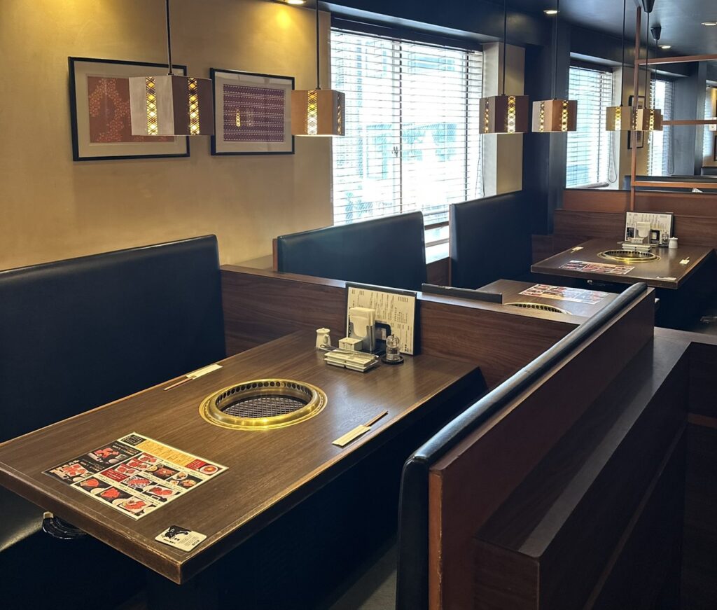 ゆっくりできる店内