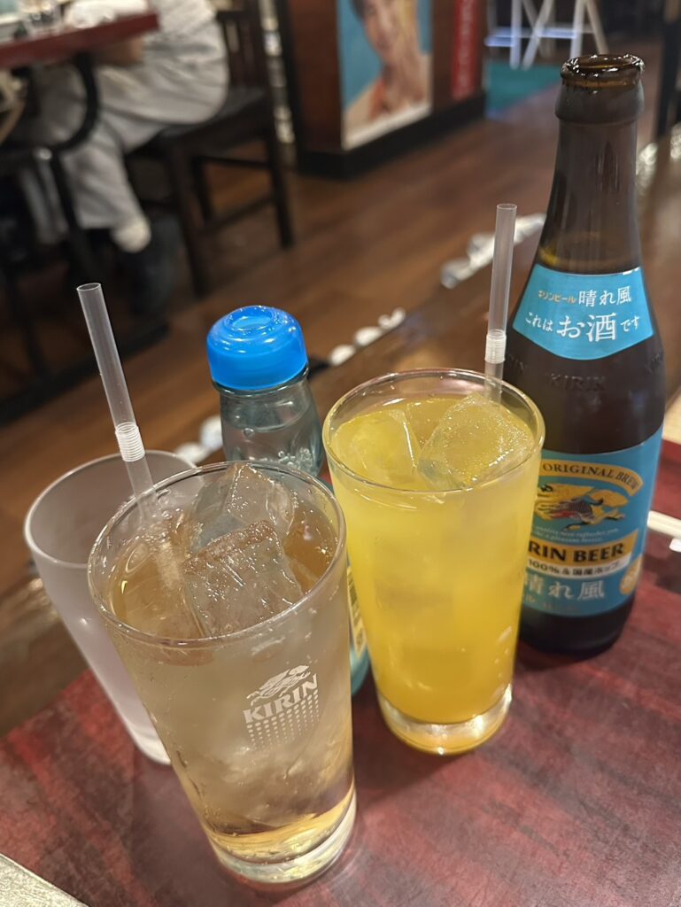 ドリンクをオーダー