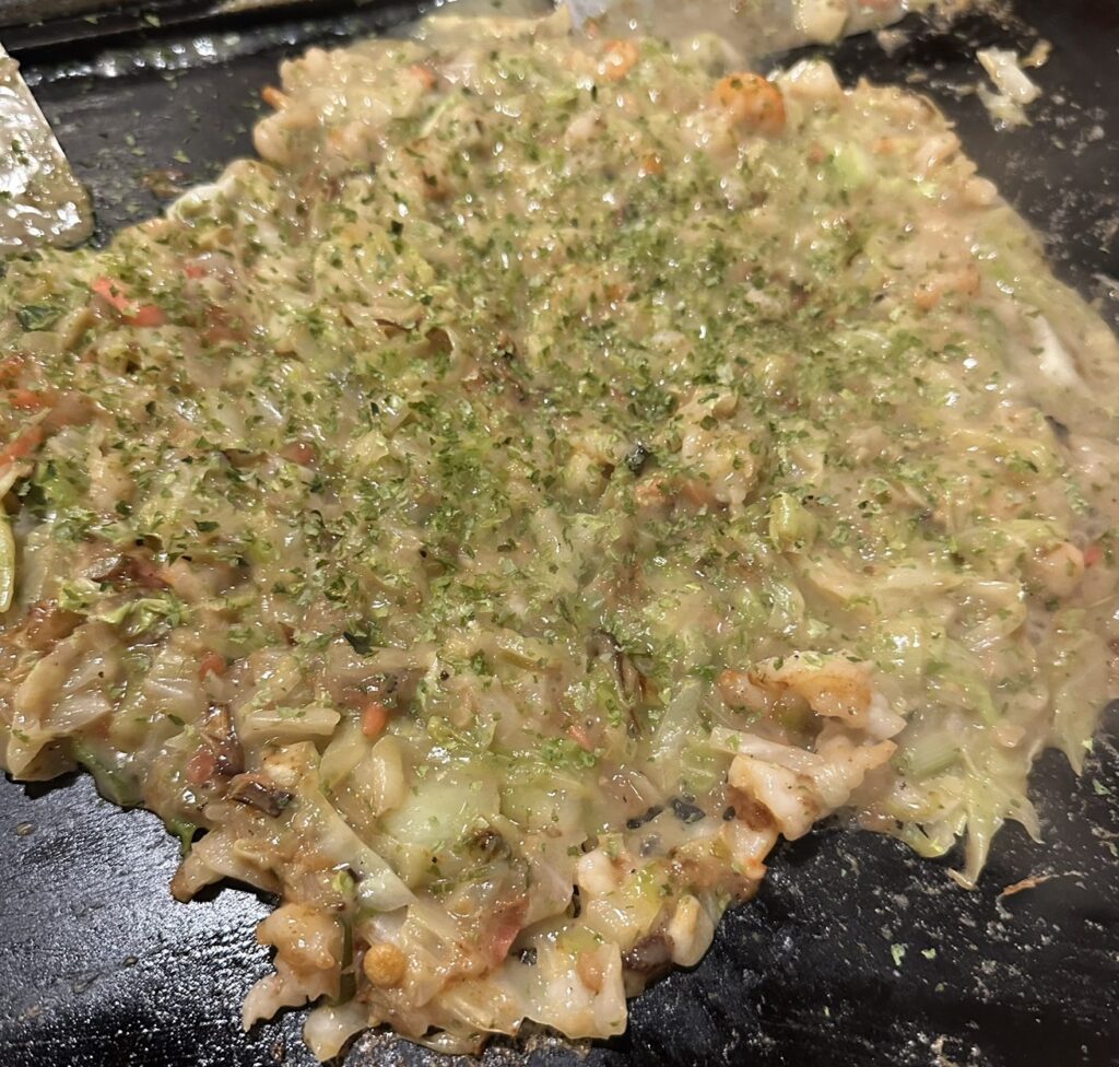 「えびもんじゃ」いただきます