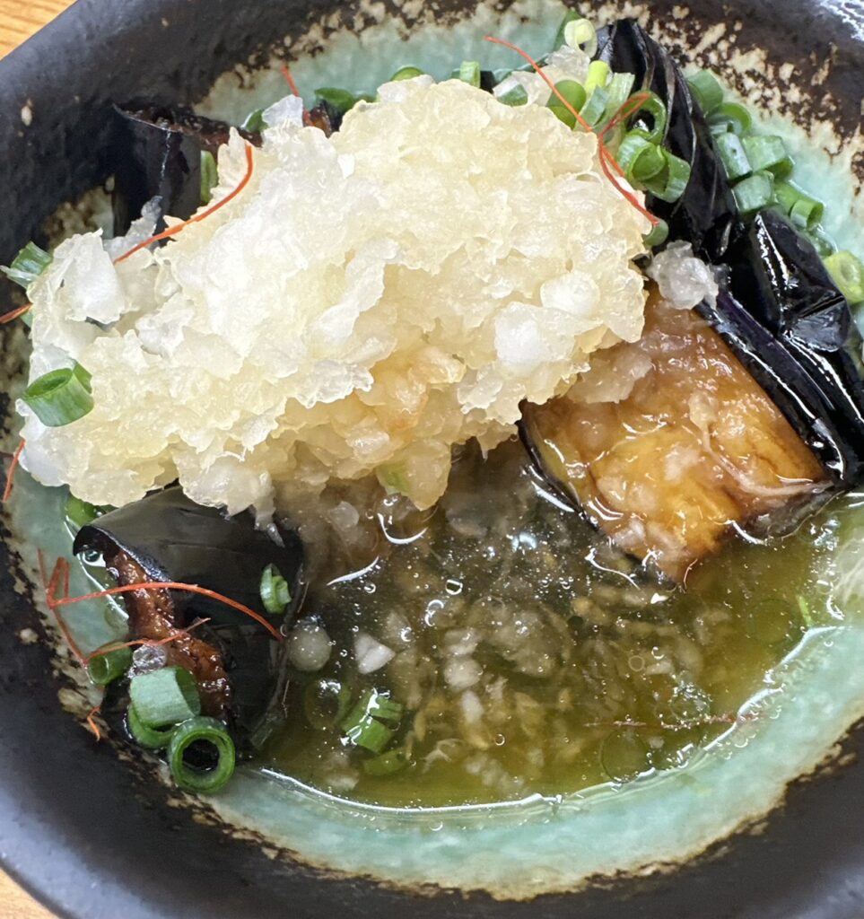 茄子の揚げびたし