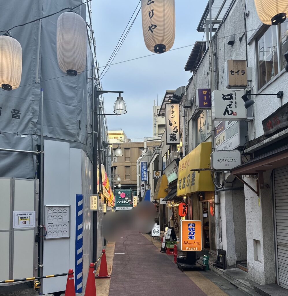 「美観街」と呼ばれるエリアです