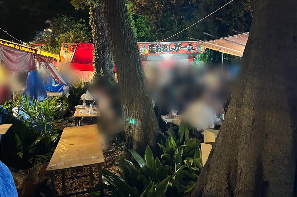 特設飲食スペースもあります